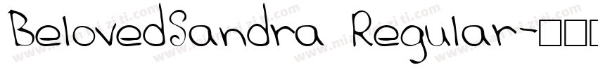BelovedSandra Regular字体转换